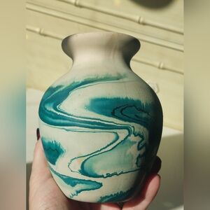 VTG Nemadji pottery vase Moose Lake Southwestern 5.5 studio art